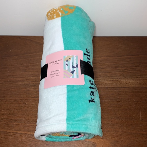 kate spade NY Beach Towel, 100% Cotton, 40” x 70” - Picture 11 of 16